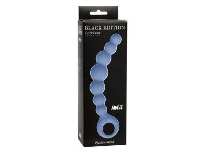 Plug-Anal Beards Flexible Wand Blue 18 cm