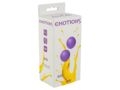 Posilovací kuličky Emotions - Large purple