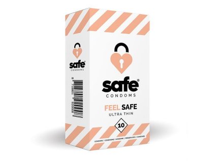 SAFE - Kondomy Feel Safe Ultra Thin 10 ks