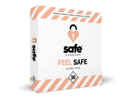 SAFE - Kondomy Feel Safe Ultra Thin 36 ks