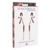 SPORTSHEETS AMBER BEADED NIPPLE CLAMPS