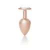 Plug-Jewellery Pearl Gold PLUG- Clear L