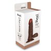 Dildo-REALISTIC DILDO REAL RAPTURE BROWN 6.5"