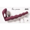 Strap-on Pure Passion Farnell Wine Red