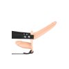 DOUBLE STRAP-ON VIBRATING FLESH STRAP-ON DILDO