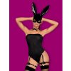 Sexy zajíček černý, velikost L/XL