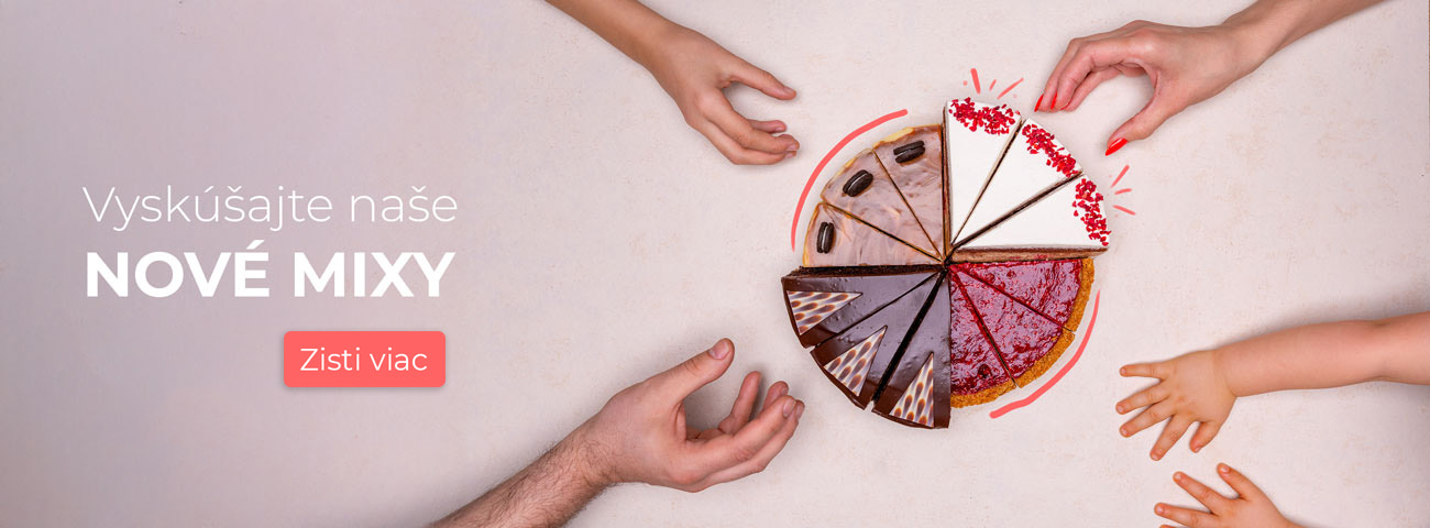 Nové mixy torty cheesecakes raw vegan 2025 cukrári.sk bratislava