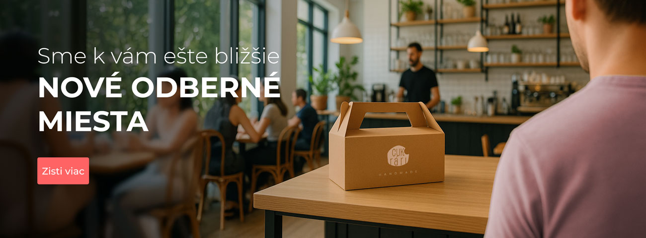 Nové odberné miesta 2025 cukrári.sk bratislava