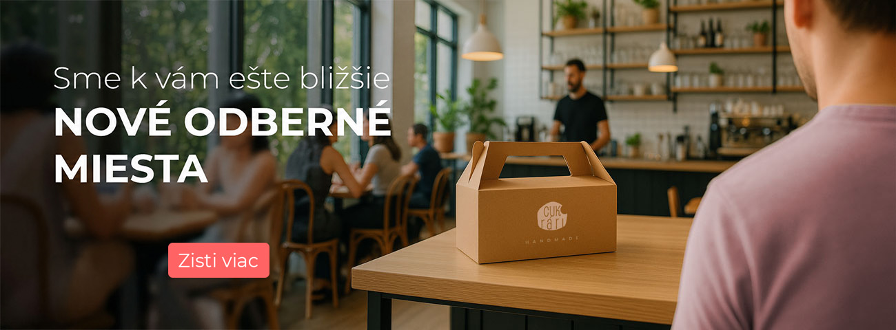 Nové odberné miesta 2025 cukrári.sk bratislava