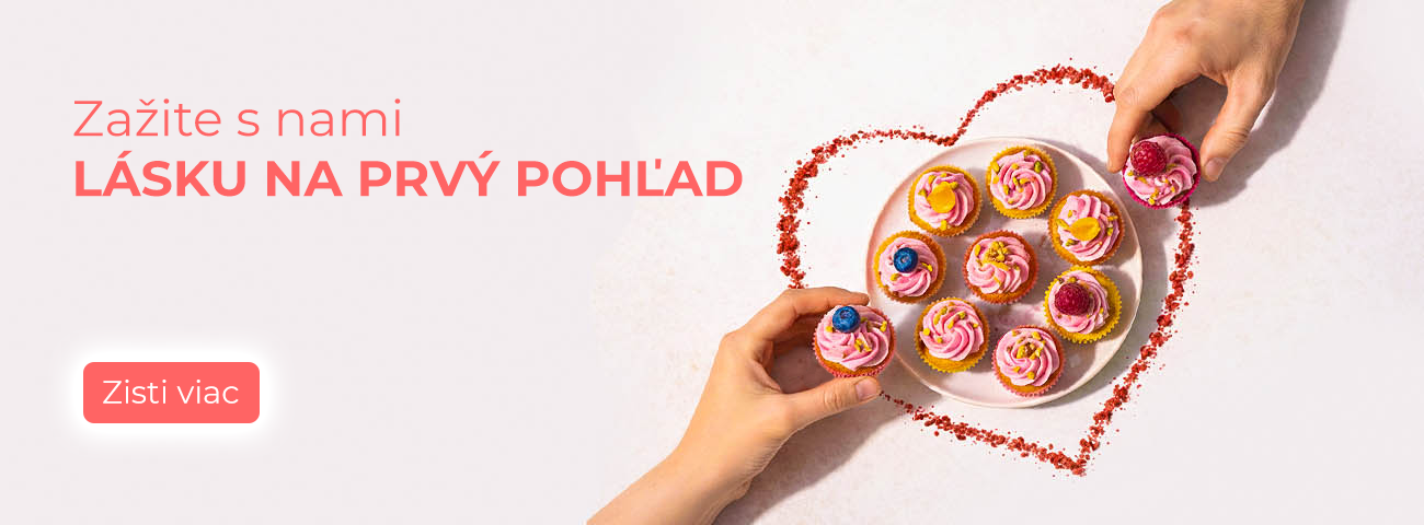 valentín u cukrárov, ružové cupcakes