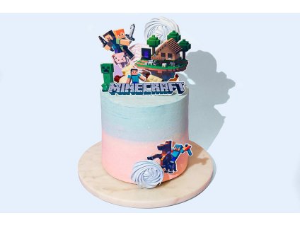 detská torta motív minecraft cukrári.sk