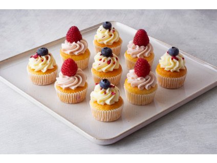 Mini Cupcakes Vanilla Fruit mini vanilkovo ovocné cupcakes cukrari.sk