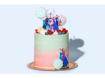detská torta ľadové kráľovstvo frozen cake cukrári.sk