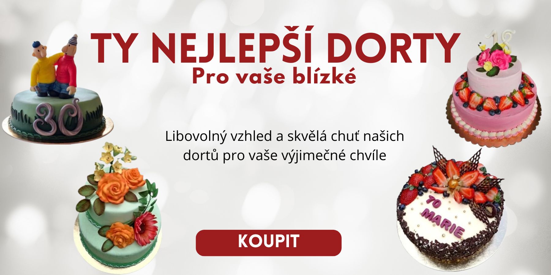 Nejlepší dorty přesně podle vašeho přání