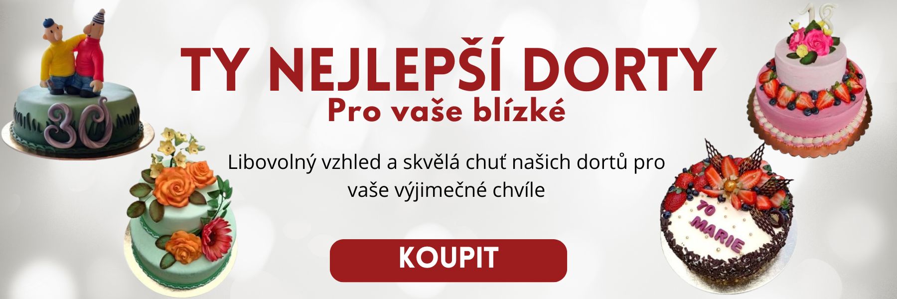 Nejlepší dorty přesně podle vašeho přání