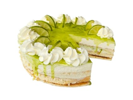 limetkovo tvarohovy dort