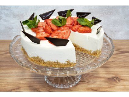 Cheesecake s jahodami