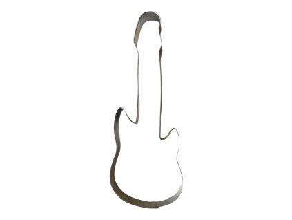 plechová vykrajovačka gitara