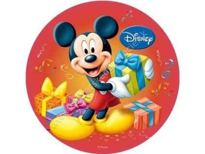 Fondánový obrázok - Micky Mouse