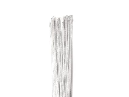 Floristické drôtiky strieborné