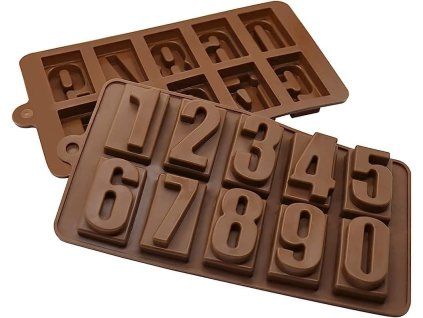 Silikónová forma - čísla