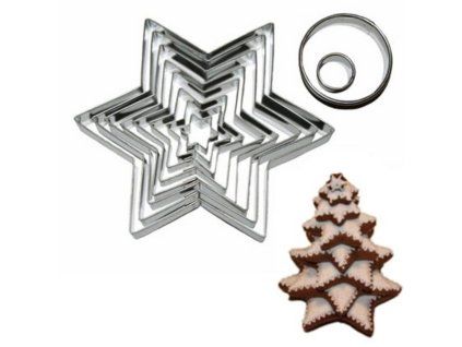 Perníkový 3D stromček