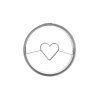 Srdce v kruhu - 5 cm