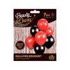 balony cerveno cierne