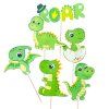 Papierová sada - dinosaurus