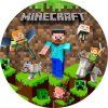 Fondánový obrázok - Minecraft