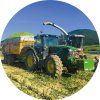 Fondánový obrázok – traktor