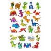 Fondánový obrázok – dinosaury