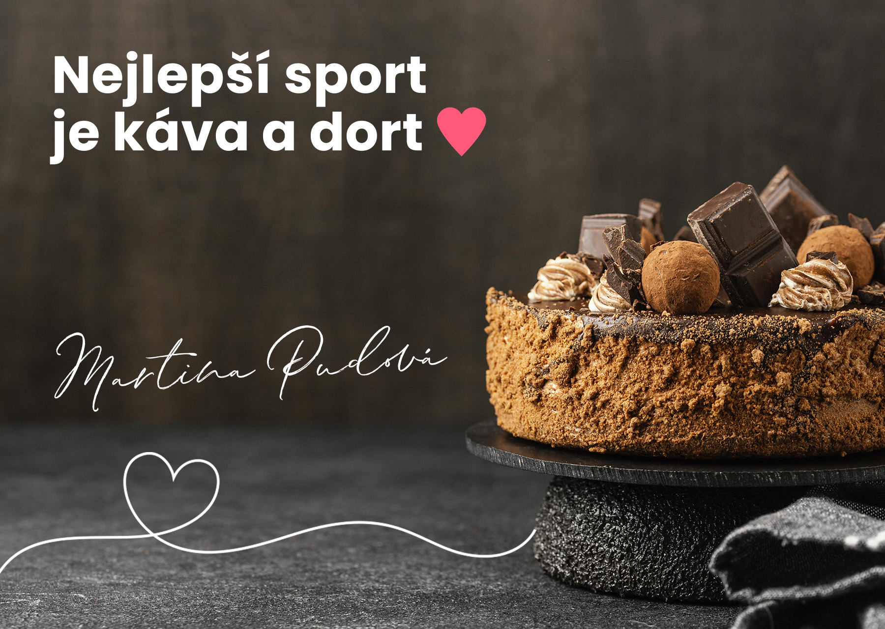 Nejlepší sport je káva a dort