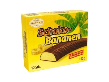 Banány v čokoláde 150 g (Hauswirth)