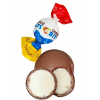 Pralines Choco Bits – balené pralinky a prierez náplňou