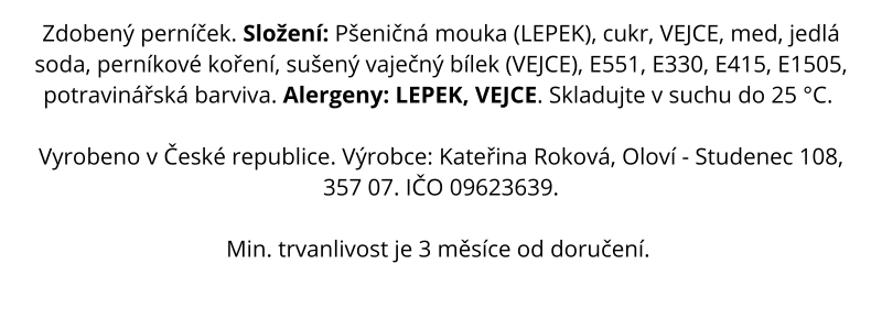 Složení a alergeny