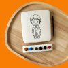 Velká perníčková omalovánka (12x12 cm) 🎨