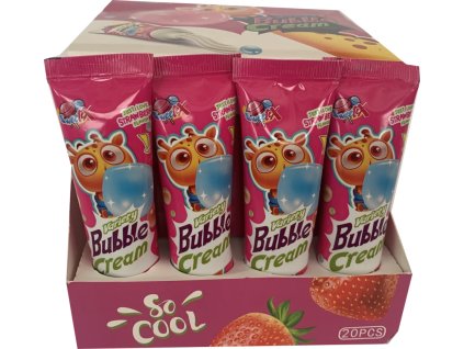 Žvýkačka v tubě jahodová 22g /20ks/