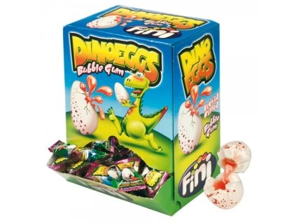Fini dino eggs bubble gum 200pcs pack