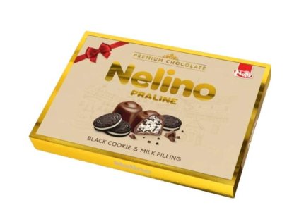 Nelino Praline Black cookie & milk filling 150g