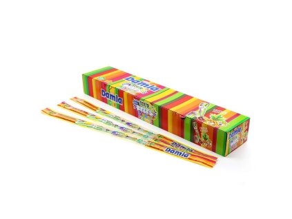 Damla Sour Belts Rainbow Tropical Flavor 72ks