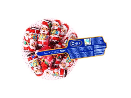 Milk chocolate Santa Clauses 100g