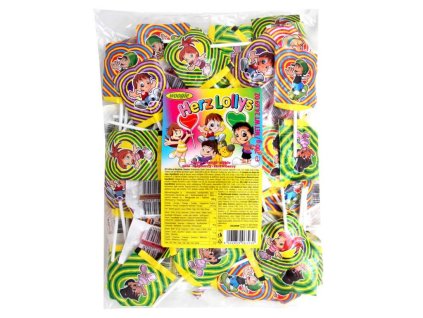 Woogie Heart Lollies lízátka 600g