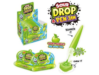 Apple sour drop 55g/12ks/
