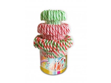 Vánoční lízátko Candy Cane ve tvaru húlky - cukrovinky.cz