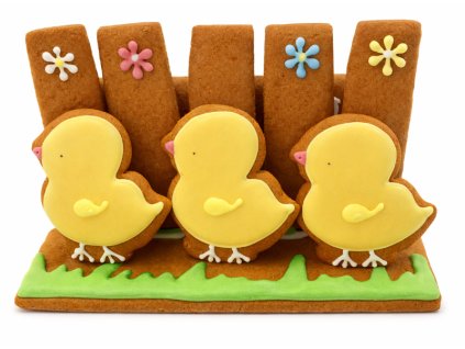 Perník 3D dvůr pipky 55g-cukrovinky.cz