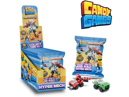 Candy gangs skládací kostky lego auta www.cukrovinky.cz