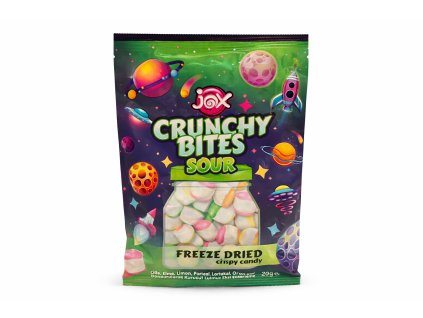 Crunchy bites sour mrazem sušené bonbóny kyselé www.cukrovinky.cz
