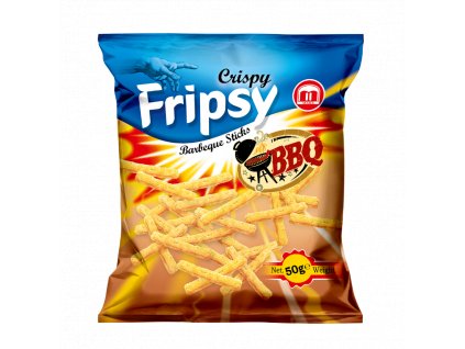 Fripsy chrumkavé tyčiFripsy Tyčinky s příchutí Crispy Barbeque - www.cukrovinky.cz