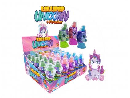 Unicorn lollipop - jednorožec lízatko s ovocnou príchuťou - cukrovinky.sk